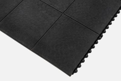 Interlocking Gym Mat Centre 92 x 92cm Black set of 6 Pcs