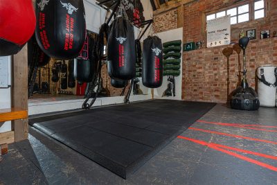 Interlocking Gym Mat Centre 92 x 92cm Black